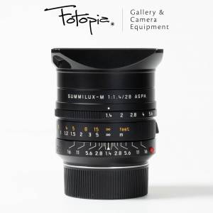 || Leica Summilux-M 28mm F1.4 ASPH - Black / 11668 (Lens only) ||
