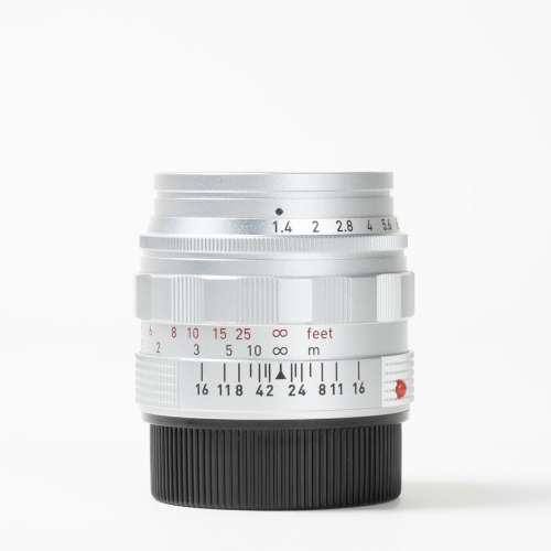 || Brand New Peace Lens Optics 50mm F1.4 E43 - Silver ||