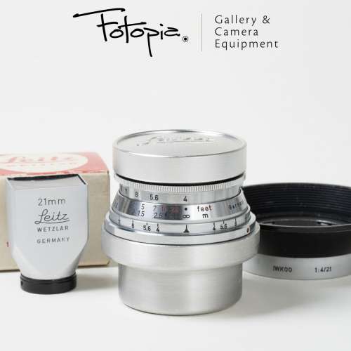 || Leica Super-Angulon-M 21mm F4 with IWKOO hood & SBKOO viewfinder ||