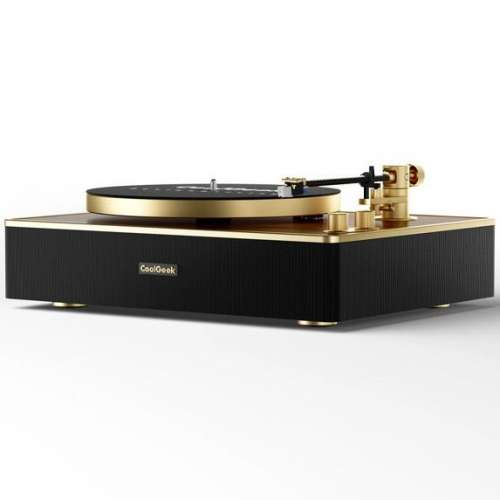 陳列貨品CoolGeek CS-01 一體式黑膠唱盤 (胡桃木色/炭灰色) $1380 / CoolGeek VS-01...