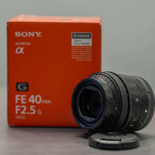 Sony FE 40mm F2.5 G (SEL40F25G) 香港行貨 全套有盒 已貼膜 跟Filter