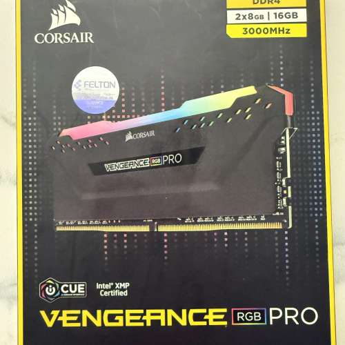 Corsair Vengeance RGB Pro DDR4 3000MHz CL15 2x8GB