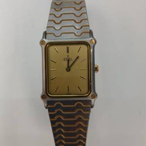 ( 罕有全新古董 ) Vintage1985 Ebel 181901  Wave Classic Tank18K金鋼錶( 需要修...
