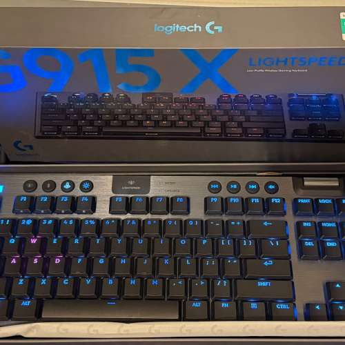 Logitech G915 X LIGHTSPEED Wireless TKL 無線 RGB 機械電競鍵盤 (觸感軸)