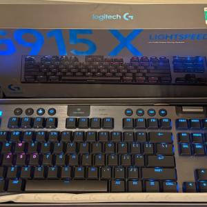 Logitech G915 X LIGHTSPEED Wireless TKL 無線 RGB 機械電競鍵盤 (觸感軸)