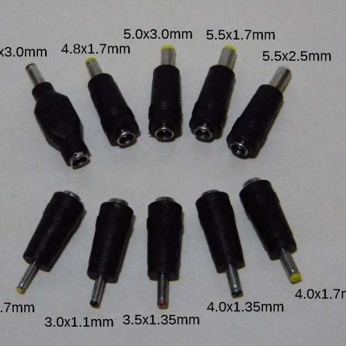 電子火牛總匯 3V 5V ... 12V ... 36V 多種輸出電流及插頭尺寸 全新有保用