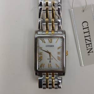 罕有全新Citizen Tank 2-Tone Quartz Watch