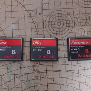 Sandisk CF card 3張 $100