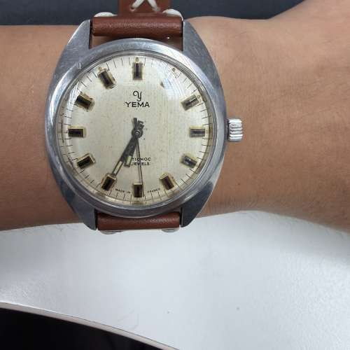 Yema Antichoc 17 石機械錶 vintage watch