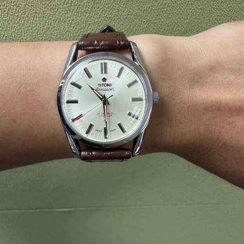 Titoni airmaster 17 jewels titoflex vintage watch