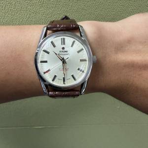 Titoni airmaster 17 jewels titoflex vintage watch