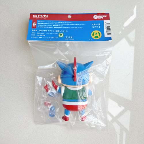 膠品 SOFVIPS 蠟筆小新 動感超人 Sofubi