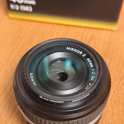 Nikon z 40mm F/2 SE