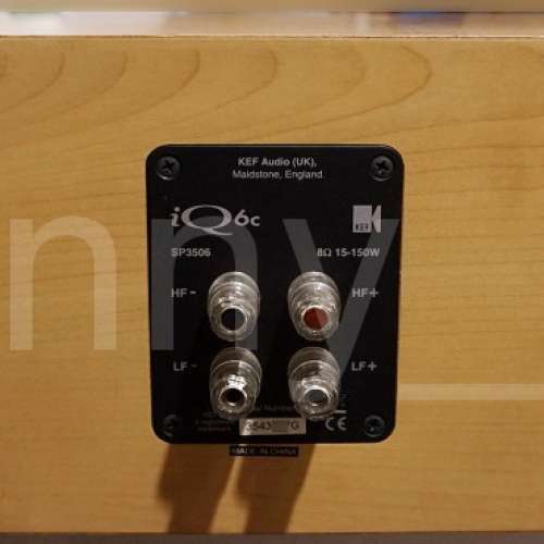 KEF iQ6c Uni-Q 同軸單元 靚聲 中置喇叭 Center Speaker 媲美 B&W / Elac