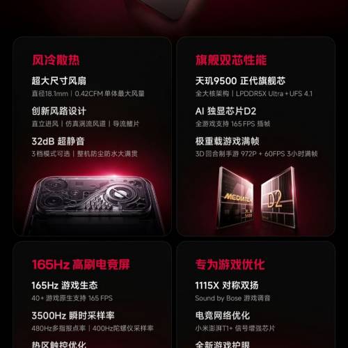 【國恒商城】低公價 ▋▋Mi 紅米K90 Max 1T/512G/256G ▋▋風冷散熱 天璣9500 電競...