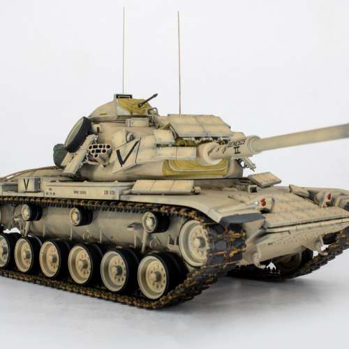 $100 - [非完成品] 全新 雙星 TAMIYA U.S. Marine M60A1 w/Reactive Armor No. 157 ...