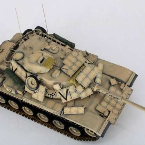 $100 - [非完成品] 全新 雙星 TAMIYA U.S. Marine M60A1 w/Reactive Armor No. 157 ...