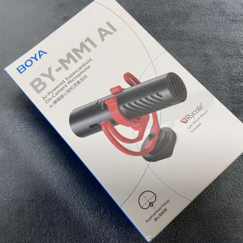 BY-MM1 AI - World's 1st AI-Powered Supercardioid On-Camera Microphone