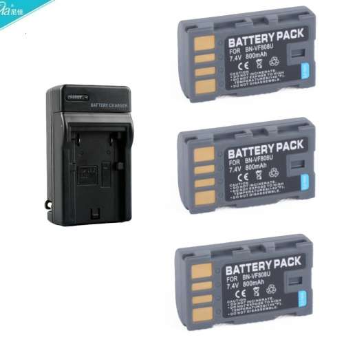 NIJIA BN-VF808U / BN-VF808 Lithium-Ion Battery Pack With AC Charger 代用全解碼...