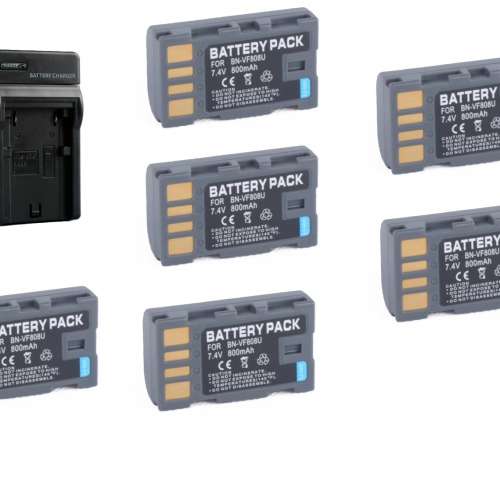 NIJIA BN-VF808U / BN-VF808 Lithium-Ion Battery Pack With AC Charger 代用全解碼...