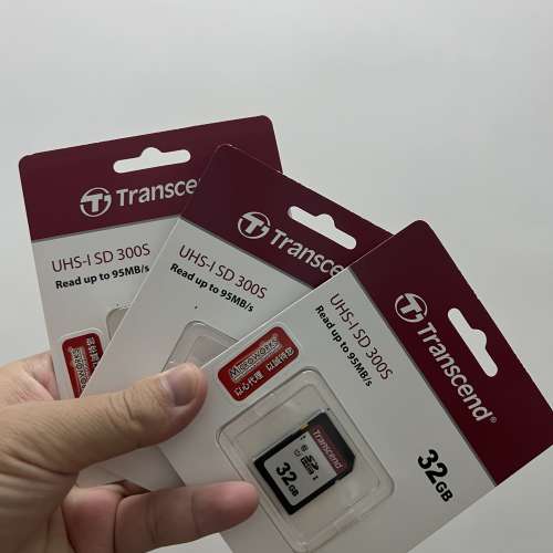 Transcend 300S SDHC 32GB SD記憶卡 三張打包