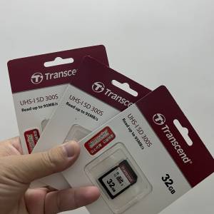 Transcend 300S SDHC 32GB SD記憶卡 三張打包