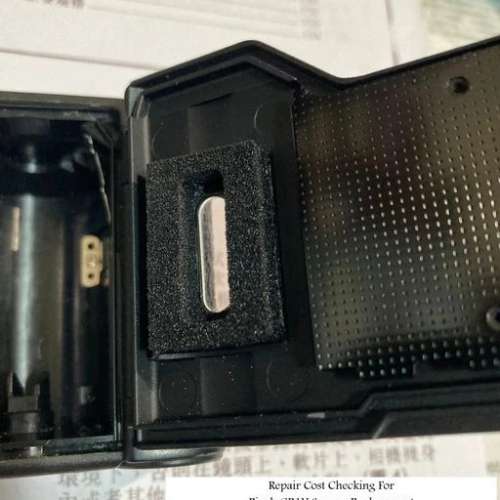 Repair Cost Checking For Ricoh GR1V (2001) Sponge Replacement 更換海綿 (相片...