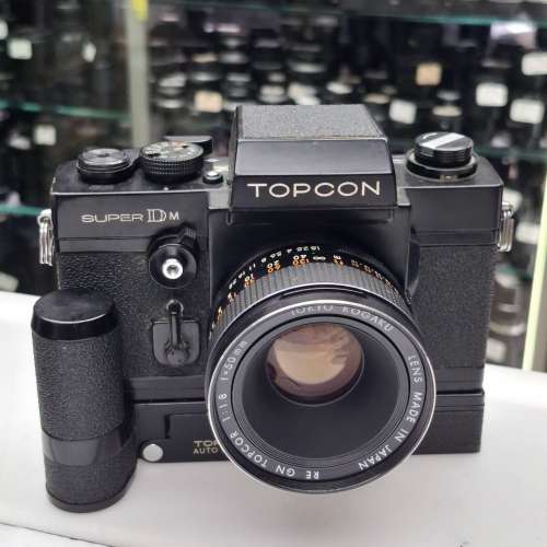TOPCON SUPER DM + AUTO WINDER + TOKYO KOGAKU 50MM F1.8 GN 全正常
