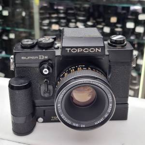 TOPCON SUPER DM + AUTO WINDER + TOKYO KOGAKU 50MM F1.8 GN 全正常
