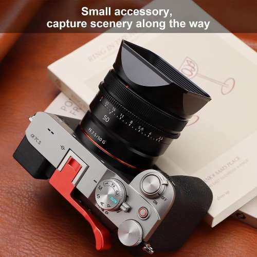 Haoge LH-S40 Metal Square Lens Hood For Sony RX1R3 / RX1M2 / RX1, FE 40mm f/2.5G