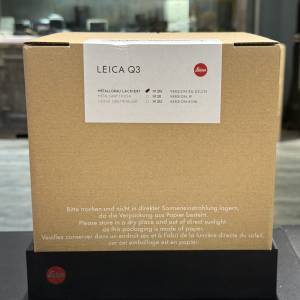 全新現貨 Leica Q3 全片幅定焦相機 - Metal Gray 金屬灰版 19210