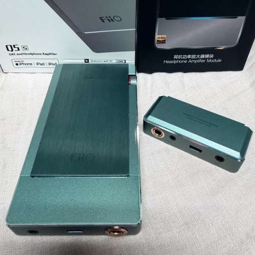 Fiio Q5s 解碼耳擴連兩模組：AM3D/AM3E