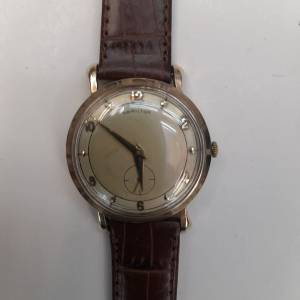 Vintage Hamilton 10KT Solid Gold Mechanical Watch W/Offset Second Hand