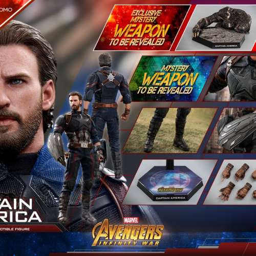 Hot Toys Avengers : Infinity War &ndash; Thor / Captain America / Bucky Barnes / S...