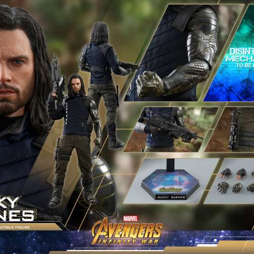 Hot Toys Avengers : Infinity War &ndash; Thor / Captain America / Bucky Barnes / S...