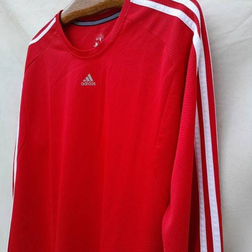Adidas Climalite 紅色長袖運動衫