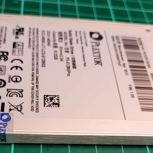 健康良好有圖 頂級MLC 低write count Plextor M5 Pro 512GB 2.5 inch SATA 7mm SSD
