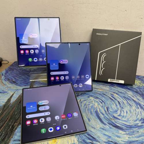 (✨三星極致輕薄摺疊機✨）Samsung Galaxy Z Fold 7/🩶銀色🩶💙藍色💙/超抵玩12+25...