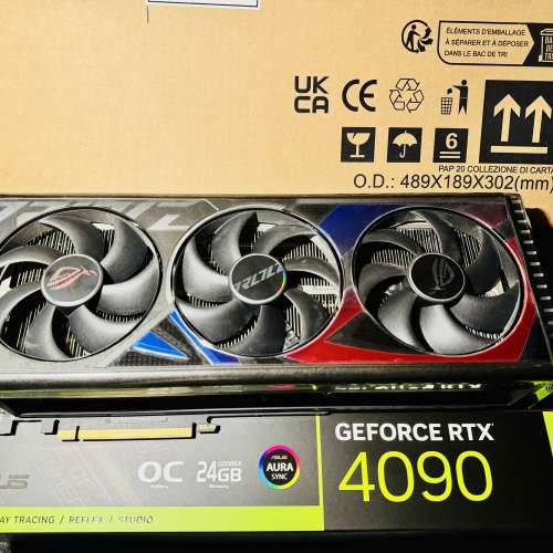 ROG Strix RTX 4090 OC 24GB GDDR6X 香港漢科行貨 99%新 4年保養到2027