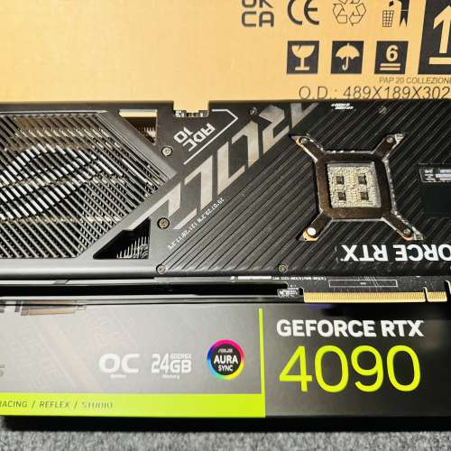 ROG Strix RTX 4090 OC 24GB GDDR6X 香港漢科行貨 99%新 4年保養到2027