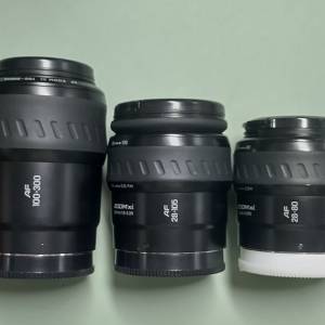 Minolta AF XI zoom 三支