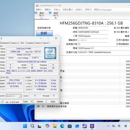 Acer XC-885,i5 9400,16G ram,256G SSD,2TB HD,DVDRW, WIFI,BT,Win11