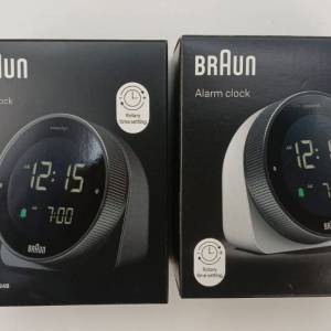 ( 最新欵 )全新 Braun BC24 Rotary Switch Digital Alarm Clock ( 可順豐到付 )