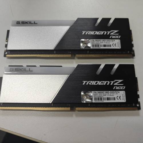 G.skill Trident Z Neo RGB DDR4 3600 32GB Kit (2x16GB) (F4-3600C18D-32GTZN)