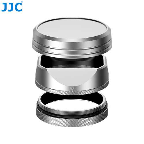 JJC LH-XVI SILVER Lens Hood Designed for FUJIFILM X100VI, X100V cameras