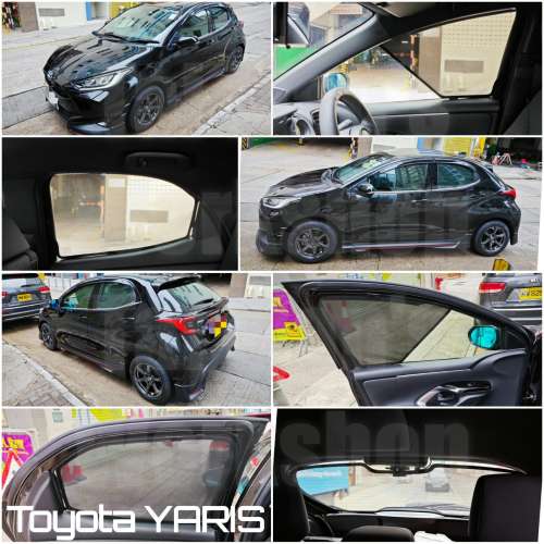 Toyota Yaris Vitz 全車防曬磁石窗網