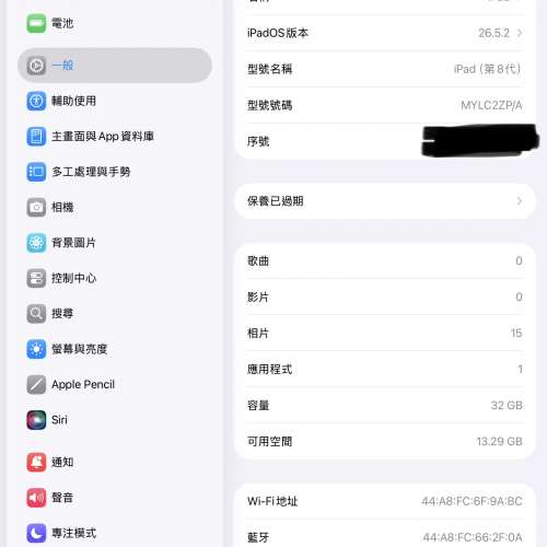 iPad 8 2020 32gb Wifi