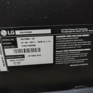 LG 55寸4K電視機uf8500