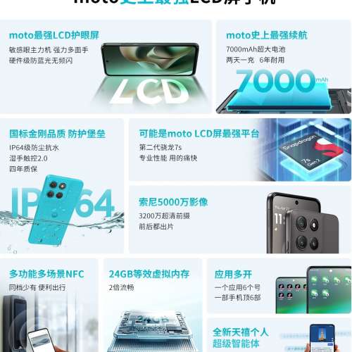 （少量現貨）摩托羅拉 聯想 moto g100 LCD護眼屏 7000mAh 超強續航 NFC 5G AI 8/12...