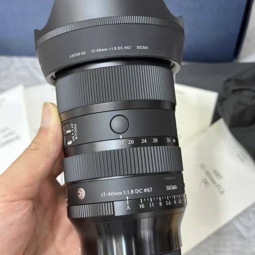 Sigma 17-40MM F1.8 sony E mount